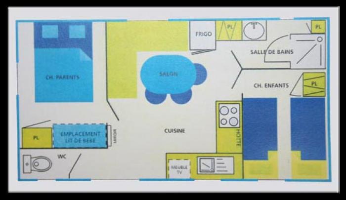 Mobil homes 2 chambres