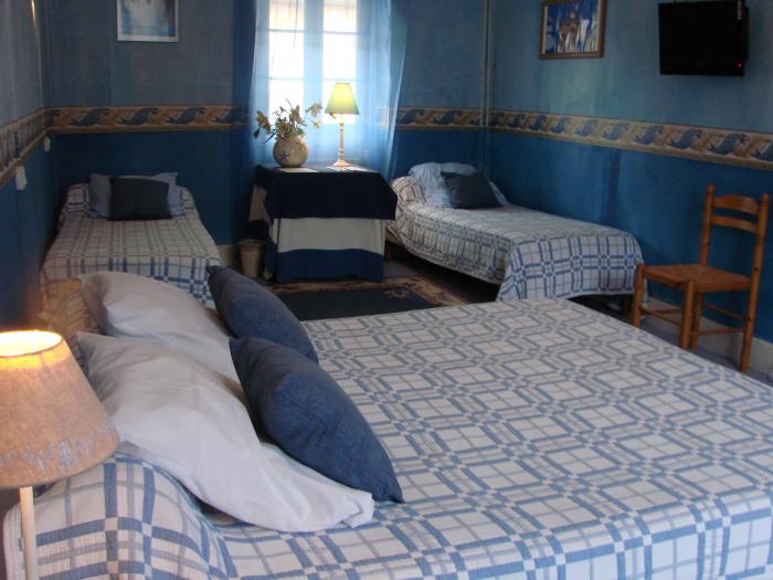 chambre bleue familiale